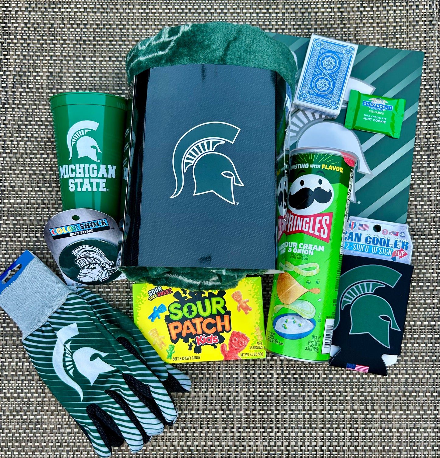 💚Welcome Spartan Tote Bag OR Bin🤍