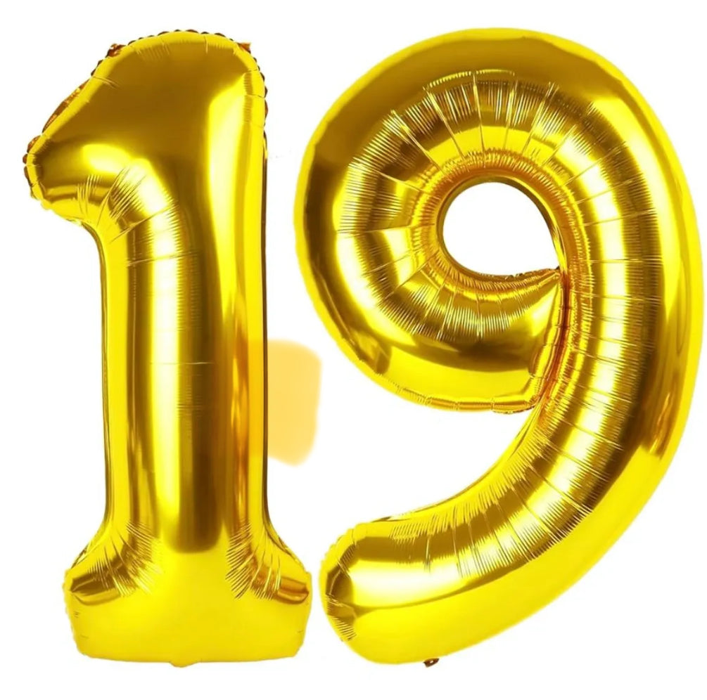 ADD-ON Mylar Number Balloon Pair to a package
