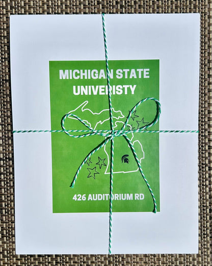 💚ADD-ON MSU / EL Bar Prints🤍